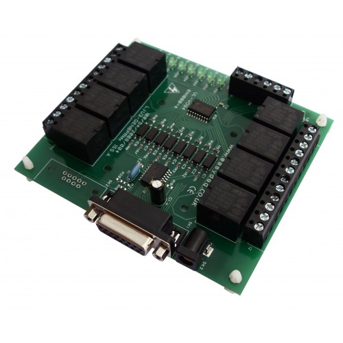 A power relay board Programmable 8 Power 5V Relay Board SEQ8PR5 EasyDAQ UK